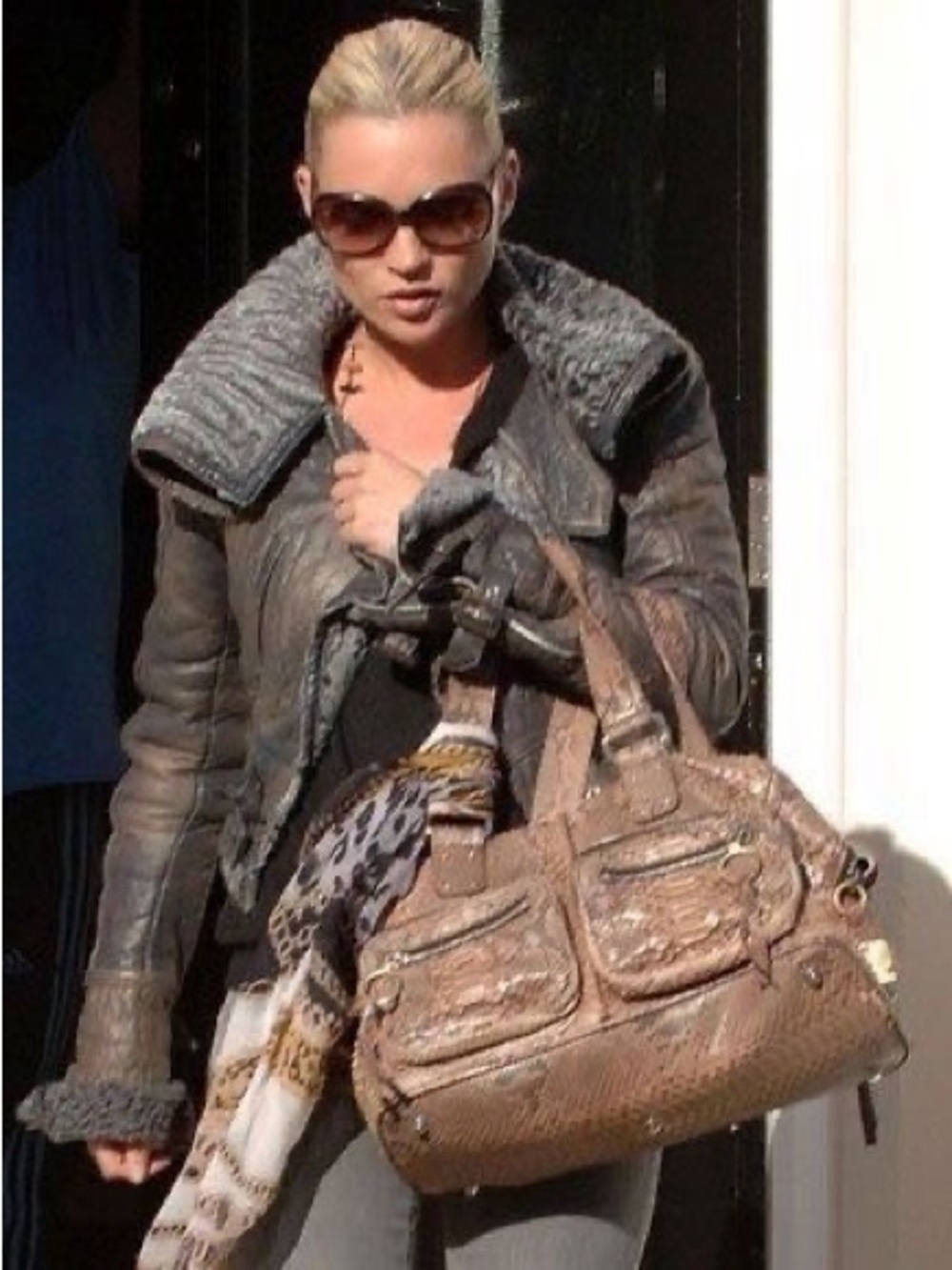 Indie Sleaze Just Cavalli Military Suede Leather Jacket Black